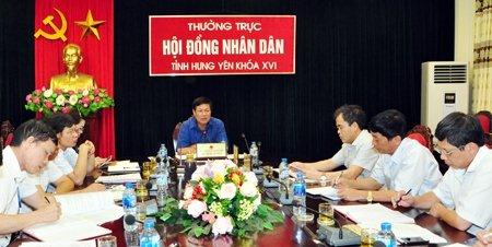 Hưng Yên thống nhất nội dung, chương trình kỳ họp thứ sáu, HĐND tỉnh khoá XVI