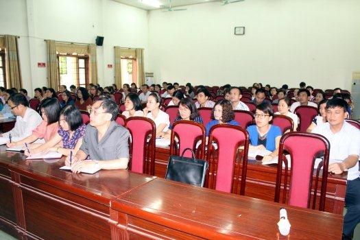 Hội đồng khoa học Nhà trường dự giờ lớp K76 huyện Mỹ Hào