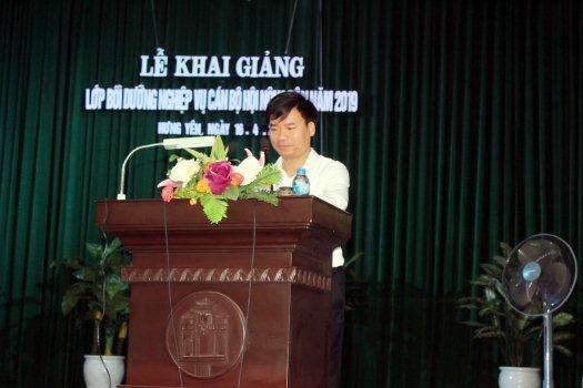 Khai giảng lớp Bồi dưỡng nghiệp vụ công tác Hội nông dân tỉnh Hưng Yên  năm 2019